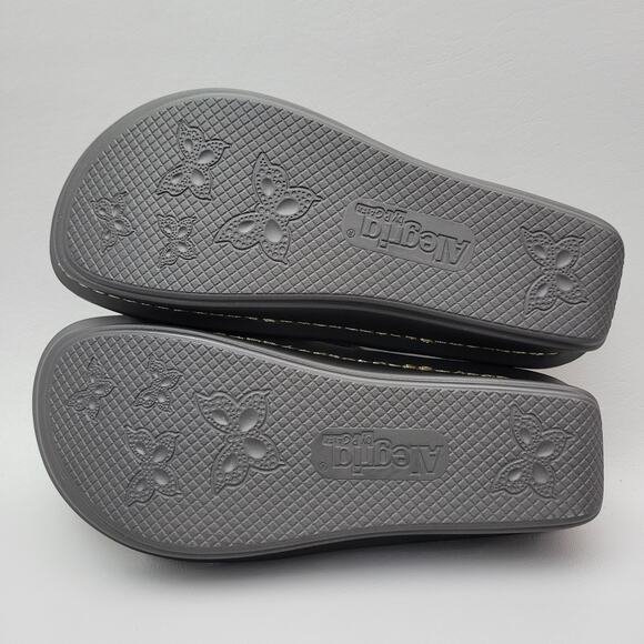 Alegria Venice Fawn Leather Slide Sandals Triple Strap Comfort Size 7 - 7.5 - Picture 13 of 13